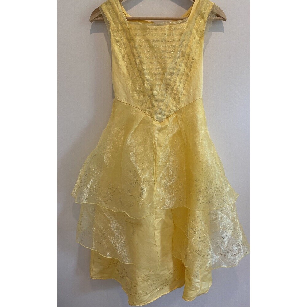 Disney Princess Belle Costume Beauty & Beast Dress Child M 7-8 Halloween Costume